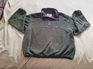 Vintage Woolrich Polartec Fleece Damen Large grün Pullover Sweatshirt USA  - Bild 1 von 6