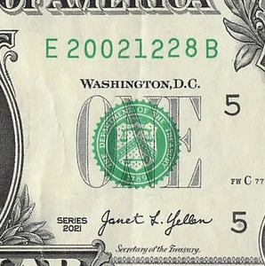 DEC 28 2002 Birthday Fancy Serial Number Date Note One Dollar Bill 12 28 2002 - Picture 1 of 11