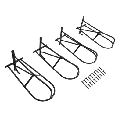 4 Pcs Saddle Rack Wall Mounted Stand For Western Saddles Horses, Screws Included - Image 1 of 4