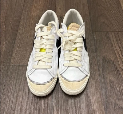 Nike Blazer Low ’77 Vintage Men’s Sneakers White/Black Size 13 - Image 1 of 4