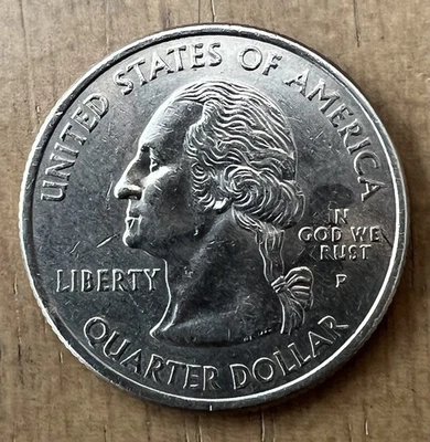 2005 P Kansas IN GOD WE RUST State Quarter  Error - Image 1 of 2