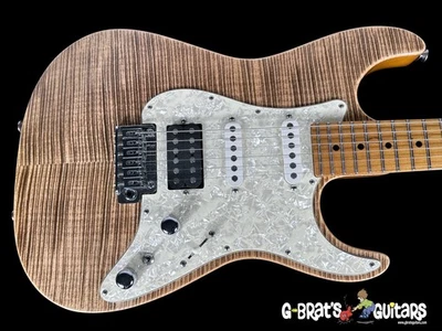 2017 TOM ANDERSON DROP TOP CLASSIC HSS FLAME TOP ~ НАТУРАЛЬНЫЙ МОККО с ПЕРЕПЛЕТОМ - Изображение 1 из 4