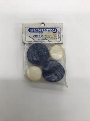 Fita de guidão NOS Benotto listrada azul branca - Imagem 1 de 3