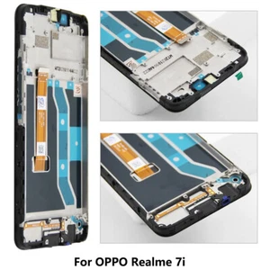 For OPPO Realme 7i LCD Display Touch Screen Digitizer AssemblyFrame Replacement - Picture 1 of 11