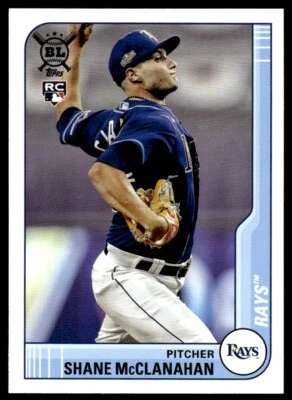 2021 TOPPS BIG LEAGUE RC Shane McClanahan Princeton Rays #12 R8 - Image 1 of 2