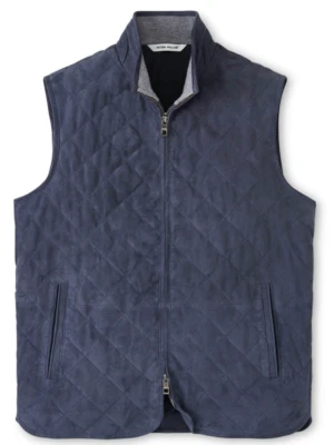 NEW Peter Millar Galaxy Essex Suede Vest Mens Size Medium GALXY 1003D 01226321 - Image 1 of 4