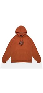 Marblesoda - Split Rusted Orange Hooded Sweatshirt 3XL