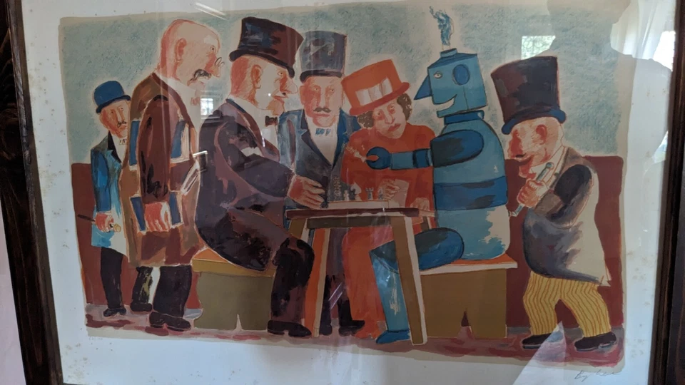 serigrafia franz borghese firmata dall'autore . Dimensioni 60 x 80 - Immagine 1 di 1