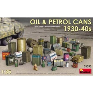 Maquette Diorama Oil & Petrol Cans 1930-40s |miniart|35595| 1:35 - Imagen 1 de 19