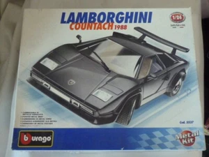 Burago Lamborghini Countach 1988 Nero metal kit 1:24-- (ga) - Foto 1 di 11