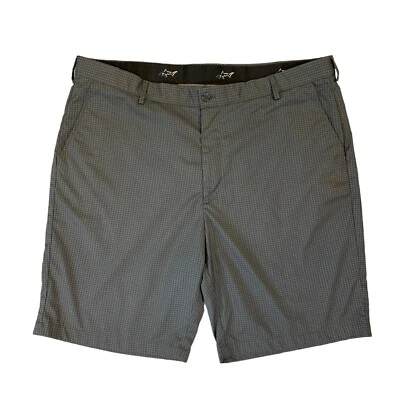 Pantalones Cortos de Golf Greg Norman Para Hombre 40 Gris Estampado a Cuadros Rendimiento Atlético Chino Foto 1 de 4