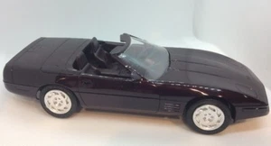 1992 Corvette Convertible Black Rose Metallic AMT/ERTL Plastic Promo 6577 - Picture 1 of 12