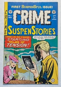 Crime SuspenStories #1 EC cómic 1992 reimpresión Johnny Craig Wally Wood Kurtzman - Imagen 1 de 4