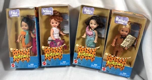 NEW NRFB 2003 THE FLINTSTONES FRED WILMA BETTY BARNEY DOLLS - Picture 1 of 14