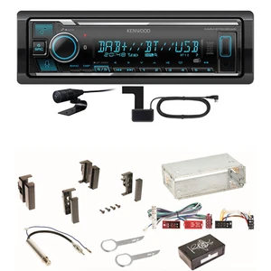 Kenwood KMM-BT508DAB Bluetooth Digitalradio Einbauset für Audi A4 B5 A6 4B C4 A8 - Bild 1 von 1