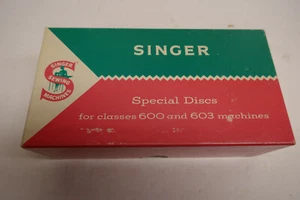 vintage SINGER Sewing machine special discs for 600 & 603 - Picture 1 of 3