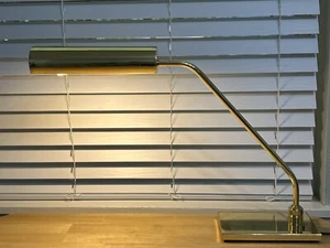 Vintage MCM Walter Von Nessen Brass Desk Lamp  Mamaroneck NY  - Picture 1 of 9
