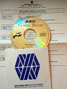 RADIO SHOW: BBC CLASSIC TRACKS w/RICHARD SKINNER 7/5/93 PROCOL HARUM,5 LIVE CUTS - Picture 1 of 2