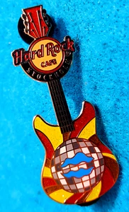 STOCKHOLM 2009 HOROSCOPE ZODIAC GUITAR SERIES AQUARIUS Hard Rock Cafe PIN LE - Picture 1 of 1