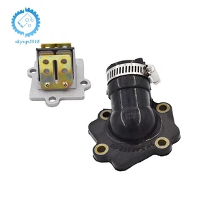 For Yamaha Jog 50 CY50 CG50 Scooters Intake Manifold Reed Valve Assembly US Carb - Picture 1 of 18
