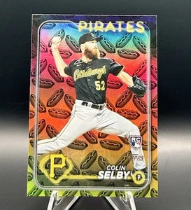 2024 Topps Series 2 Colin Selby Rookie Holiday Hot Dogs #668 Pittsburgh Pirates - Picture 1 of 2