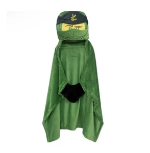 Lego Ninjago Hooded Throw Blanket Comfy 30 in x 50 in Big Head Hand Mitts Wrap - Picture 1 of 2