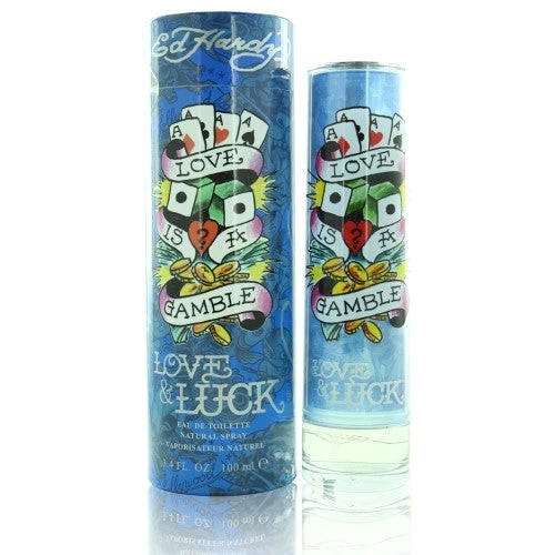 Ed Hardy Love & Luck 3,4 OZ Edt Spray Por Ed Hardy Nuevo En Caja Para Hombres Foto 1 de 1