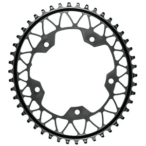 absoluteBLACK 5x110BCD Gravel 1X oval chainring, 44T - black - Picture 1 of 1