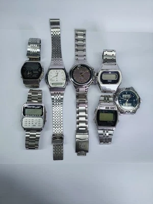 Lot of Vintage Watches Seiko Citizen Orient Elgin (For Parts & Repairs) @6 - image 1 of 4