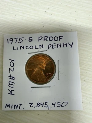 1975 S Lincoln Cent Memorial Proof - Image 1 of 2
