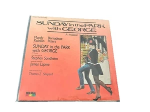 Sunday In The Park With George (Vinyl 1984 HBC1-5042) Stephen Sondheim W/Insert - Picture 1 of 8