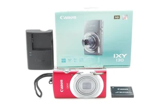 "Mint" Canon IXY 130 Red 16.0MP Compact Digital Camera Body From Japan 019D - Picture 1 of 12