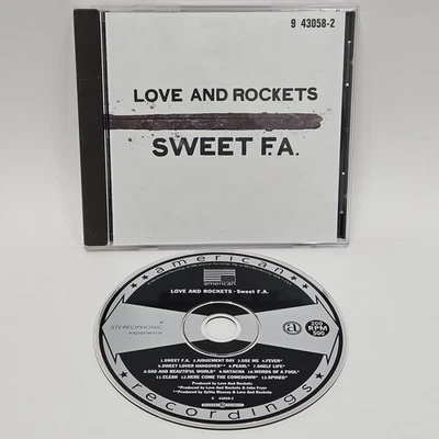 Love and Rockets Sweet F.A. CD Album 1996 American Recordings 9 43058-2 VG+ Foto 1 de 3