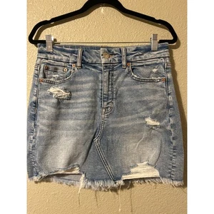American Eagle, kurviger Minirock mit hohem Bund - Bild 1 von 6