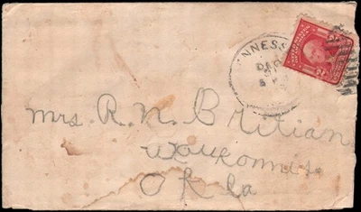 Hennessey Oklahoma Territory to Waukomis Oklahoma Territory, 1907 - Изображение 1 из 2