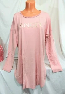 Victorias Secret Graphic ANGEL Sleep Tee Sleepshirt Night Gown Pajamas NWT L - Picture 1 of 5