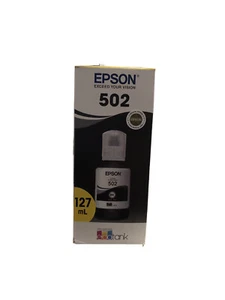 Epson 502 Black Eco Tank 127mL 10/2024 FABRYCZNIE NOWY - Zdjęcie 1 z 6
