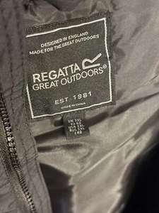 Regatta Great Outdoors Coat Salinger 111 Black Uk 3XL New + Tags fur coat - Picture 1 of 16