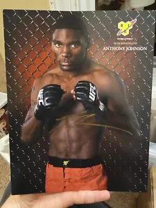 Anthony Johnson UFC BSN MMA Autographed Photo - Picture 1 of 1