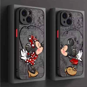 Disney Mickey Minnie Cute Phone Case for iPhone Shockproof Cover - Picture 1 of 17