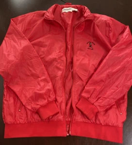 Rare Vintage La Mode Du Golf Disney Mickey Mouse Golfschläger Rot XL Nylon Jacke - Bild 1 von 8