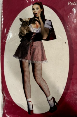 Women's Little Red Riding Hood Costume WITH Hooded Cape, Size S, BRAND NEW - Image 1 of 4