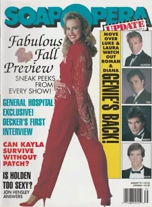 Soap Opera Update Aug 27, 1990 GENIE FRANCIS-FRAKES-DANIELSON-BREGMAN-HENSLEY-AW - Foto 1 di 1
