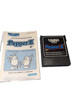 Pepper II 2 (Colecovision, 1983) Cartridge and Manual - Image 1 of 4