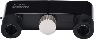 Nikon Binoculars Play 4X10D CF Doha Prism Diameter Ebony Black Made in Japan - Image 1 of 4