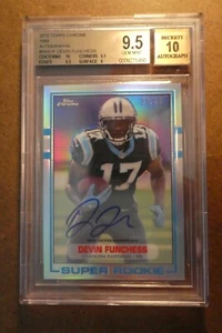 Devin Funchess 2015 Topps Chrome Rookie Autograph 13/25 Graded BGS 9.5 Auto 10 - Picture 1 of 2