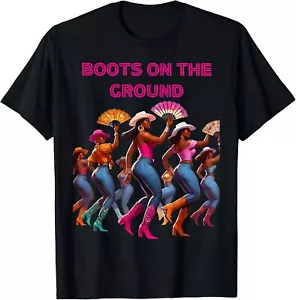 Funny Cowgirl Boots Bling Women Gift Cute Love Country Life T-Shirt - Picture 1 of 5