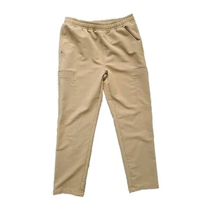 Girls Cargo Pants Sz XL 14-16 Tan Stretch Tech Old Navy Camp Outdoors Athletic - Picture 1 of 9