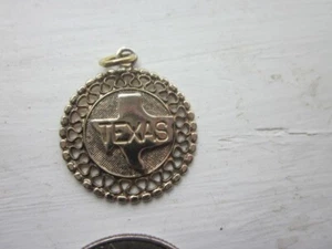 DIJE MAPA VERMEIL TEXAS PLATA ESTERLINA VINTAGE. - Imagen 1 de 3