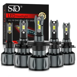 2Pcs 70W 20000LM Canbus LED Headlight Fog Bulbs 9005 9006 H11 H1 H7 Super Bright - Picture 1 of 9